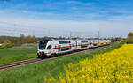 4010 104 als IC 2389 / RE 52389	(Stuttgart Hbf - Konstanz) bei Eutingen 4.5.23  