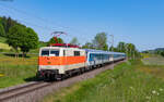 111 185	mit dem SVG 19995 (Stuttgart Hbf - Konstanz) bei Rietheim 29.5.23