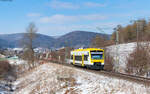 VT 239 als SWE 69835 (Rottweil - Immendingen) bei Tuttlingen 15.2.25
