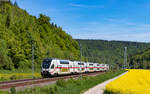 4010 105 als IC 185 / RE 50185 (Stuttgart Hbf - Zürich HB / Singen) bei Grünholz 10.5.25