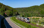 4110 101 als IC 381 / RE 50381 8Stuttgart Hbf - Zürich HB / Singen) bei Aistaig 10.5.25