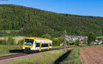 VT 238 als SWE 69872 (Immendingen - Rottweil) bei Rietheim 18.5.25