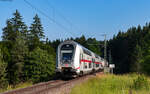 IC 2382 / RE 52382 (Singen - Stuttgart Hbf) geschoben von 147 576 am Einödtviadukt 19.6.25
