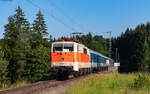 111 185 mit dem SVG 1827 (Konstanz - Stuttgart Hbf) am Einödtviadukt 19.6.25