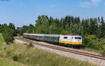 111 049 mit dem DPE 88281 (Stuttgart Vaihingen - Konstanz) bei Rottweil 9.8.25