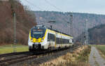 3442 300  Crailsheim  als RE 17629 (Stuttgart Hbf - Rottweil) bei Grünholz 6.12.25