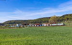 Re 475 418 und Re 475 409 mit dem DGS 48622 (Quattro Ville - Neuwied Gbf) bei Rietheim 26.4.26