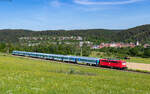 SVG 1826 (Stuttgart Hbf - Konstanz) geschoben von 140 797 bei M�hringen 24.5.26