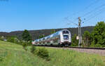 IC 282 / RE 50282 (Z�rich HB / Singen - Stuttgart Hbf) geschoben von 147 591 bei M�hringen 24.5.26
