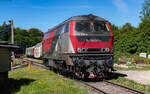 218 256 der NeSA abgestellt im Bw Rottweil 14.6.26.