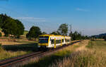 VT 232 und VT 242 als SWE 69815 (Rottweil - Immendingen) bei Rietheim 27.6.26
