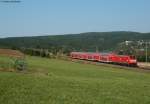 RE 19605 (Stuttgart Hbf-Singen(Hohentwiel)) mit Schublok 146 213-4 bei M�hringen 8.9.09