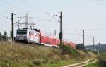 146 227-4  Stuttgart 21  mit dem RE 19614 (Singen(Hohentwiel)-Stuttgart Hbf) Bei M�hlhausen 10.9.09