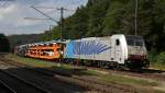 186 102-0 mit dem DGS 47077 (M�nchen Nord Rbf-Arena Po) in Hattingen 12.8.12