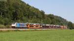 186 106-1 mit dem DGS 47077 (M�nchen Nord Rbf-Arena Po) bei Sulz 9.9.12