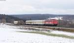 110 169-0 mit dem Mess ST 92108 (Horb-B�blingen) bei Eutingen 20.2.13