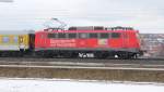 110 169-0 mit dem Mess ST 92108 (Horb-B�blingen) bei Eutingen 20.2.13