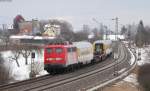 110 169-0 mit dem ST 92109 (B�blingen-Horb) bei Eutingen 20.2.13