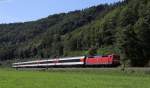 181 214-8  Mosel  mit dem IC 186 (Z�rich HB-Stuttgart Hbf) bei Sulz 17.8.13