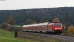 146 202-7 mit dem RE 19042 (Singen(Htw)-Stuttgart Hbf) bei Möhringen 8.11.13