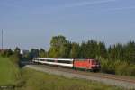 181 223 mit IC281 auf dem Weg in Richtung Singen/Htw.