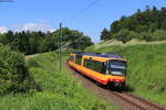 AVG 846 als S 55534 (Karlsruhe Hbf-Bondorf(b. Herrenberg)) bei Bittelbronn 13.6.21