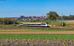 3442 203 als RE 17650 (Freudenstadt Hbf - Stuttgart Hbf) bei Eutingen 26.9.23