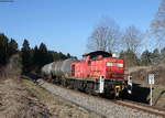 294 843-8 mit dem GC 2042 (Karlsruhe Raffiniere-Rammelswiesen) bei Zollhaus 20.3.19