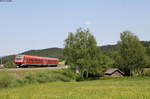 611 020-8 als RB 22381 (Rottweil-Villingen(Schwarzw)) bei Deißlingen 4.6.19