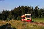 VT 249 als HzL 69772 (Rottweil-Bräunlingen Bf) bei Lauffen 19.7.21