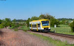 VT 233 als SWE 69719 (Bräunlingen Bf - Rottweil) bei Deißlingen 14.5.25