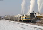 580 010-3 mit einem Aushub bei Lauffen 20.1.17