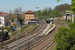17.05.2017  Blick auf den Bahnhof Süßen