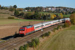 14.10.2018 Streckenabschnitt Uhingen, Nassachtalbrücke 101 004-0 ex BahnBBK