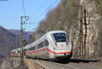 412 018  Freistaat Bayern  als ICE 593 (Berlin Gesundbrunnen-München Hbf) bei Amstetten 16.2.19