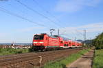146 208-4  RAB Team  mit dem RE 4209 (Stuttgart Hbf-Aulendorf) bei Kuchen 6.5.20