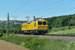 DB 163 002-5 (702 202) Netz Instandhaltung - Fahrwegmessung bei Uhingen 18.05.2020