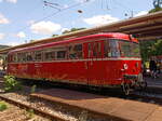 Am 28.06.25 beim Steigenjubiläum fuhr auch ein Schienenbus (VT98/BR798).