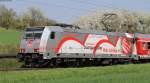 146 227-4  Bahnprojekt Stuttgart-Ulm  mit dem RE 19228 (Ulm Hbf-Mosbach Neckarelz) bei Ebersbach 24.4.13