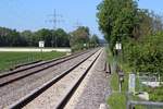 Foto der Südbahn in Blickrichtung Aulendorf, KBS 751, aufgenommen am 26.