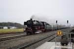 01 150 der UEF führt am 10.03 2018 den Sonderzug nach St.