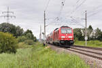 245 007 mit RE5 Stuttgart-Lindau Insel am 08.08.2021 bei Ravensburg.