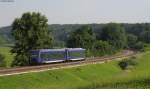 VT 66 und VT 69 als BOB87565 (Aulendorf-Friedrichshafen Hafen) bei Lohner 18.6.12