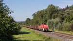 294 861-0 brachte am 04.08.2016 einen außergewöhnlichen langen Güterzug von Ravensburg nach Ulm.