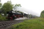 Sonderzug der Ulmer Eisenbahnfreunde. Dieser Zug fuhr am 1 Mai von Stuttgart ber Ulm, Friedrichshafen nach Lindau und wieder zurck. Gezogen wurde er von 41 018 (aus Augsburg). (01.05.2011)