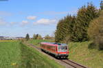 629 004-2 als RE 17965 (Pfullendorf-Aulendorf) bei Unterweiler 8.5.21