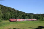 218 438-0 mit dem RE 22333 (Donaueschingen-Ulm Hbf) bei Immendingen 8.6.19