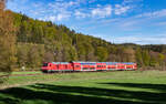 245 037 mit dem RE 3241 (Donaueschingen - Ulm Hbf) bei Immendingen 26.4.26