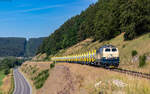218 476 mit dem DGS 95446 (Allmendingen - Ulm Rbf) bei Gershausen Merkle 25.6.26
