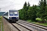 Steuerwagen voraus durchfährt am 16.06.2020 TRI im Auftrag von Abellio den RE von Heibronn über Stuttgart kommend in Kürze den Haltepunkt Lustnau in Richtung Tübingen Hbf.